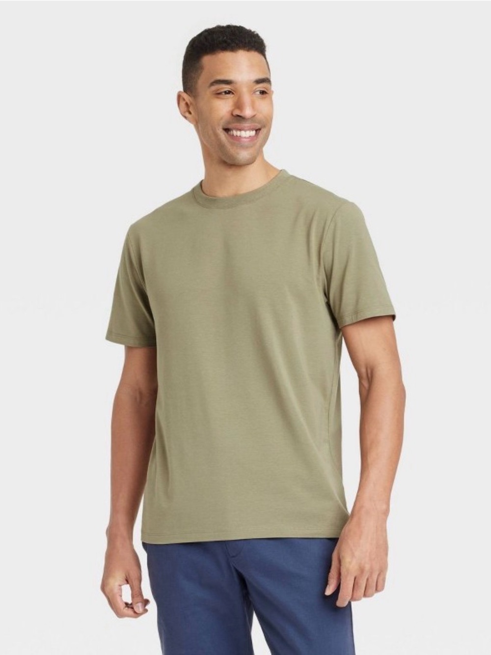 Goodfellow & Co Olive Crewneck Short Sleeve T-Shirt